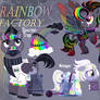 Rainbow factory inspired pony! Closed