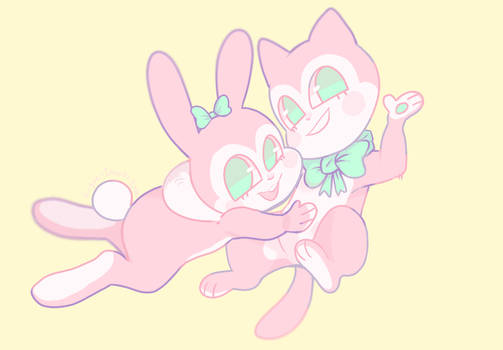 kitty and Bunny