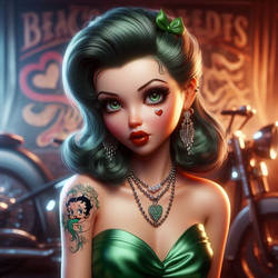 Not quite as Betty Boop