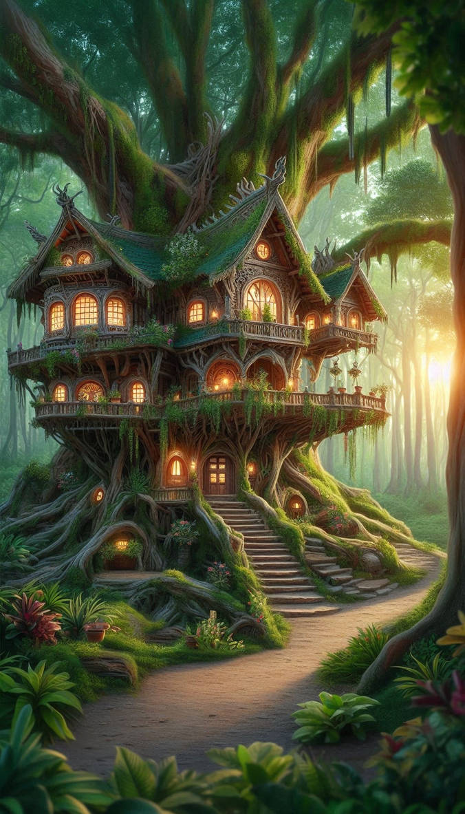 Treehouse by Sirpuliini on DeviantArt