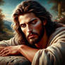 Jesus in the garden of Gethsemane