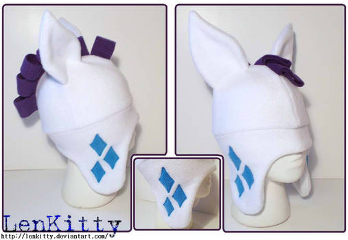 My Little Pony Rarity Fleece Aviator Hat