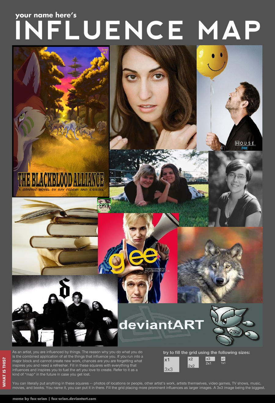 Influence Map by MiyoxEdwardxForever on DeviantArt