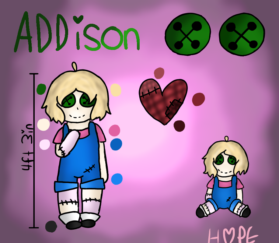 HappyPasta OC - Addison the Doll [WIP]