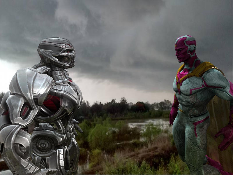 Vision vs Ultron by SSingh511 on DeviantArt
