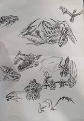 Random drogon sketches