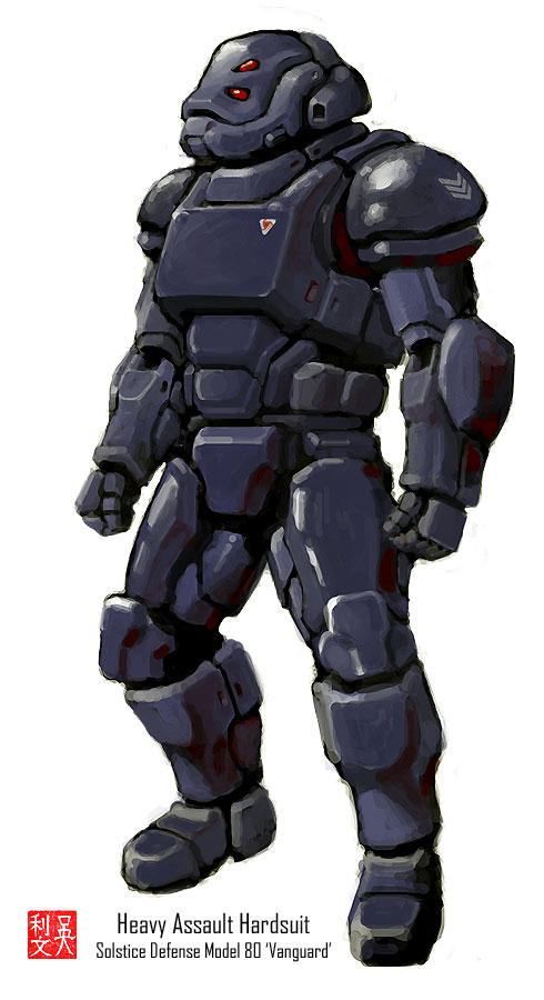 Hardsuits Deviantart Vanguard Model 80 by RyujinDX on DeviantArt