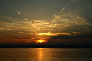 Sunset at Lake Neusiedl