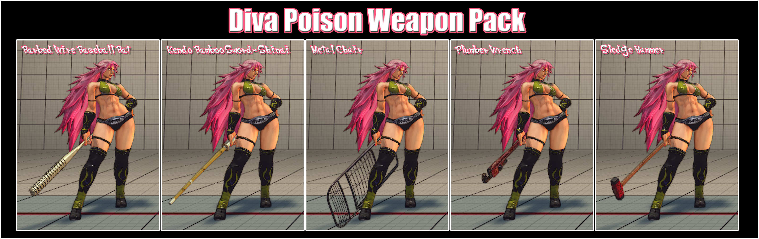 Diva Poison By BrutalAce (Weapons Pack)