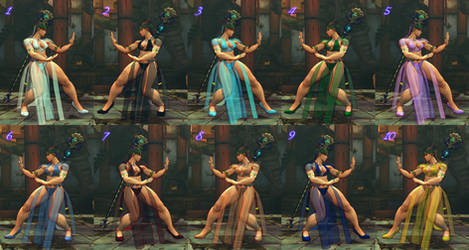 Chunli Warrior Princess 10 Colors