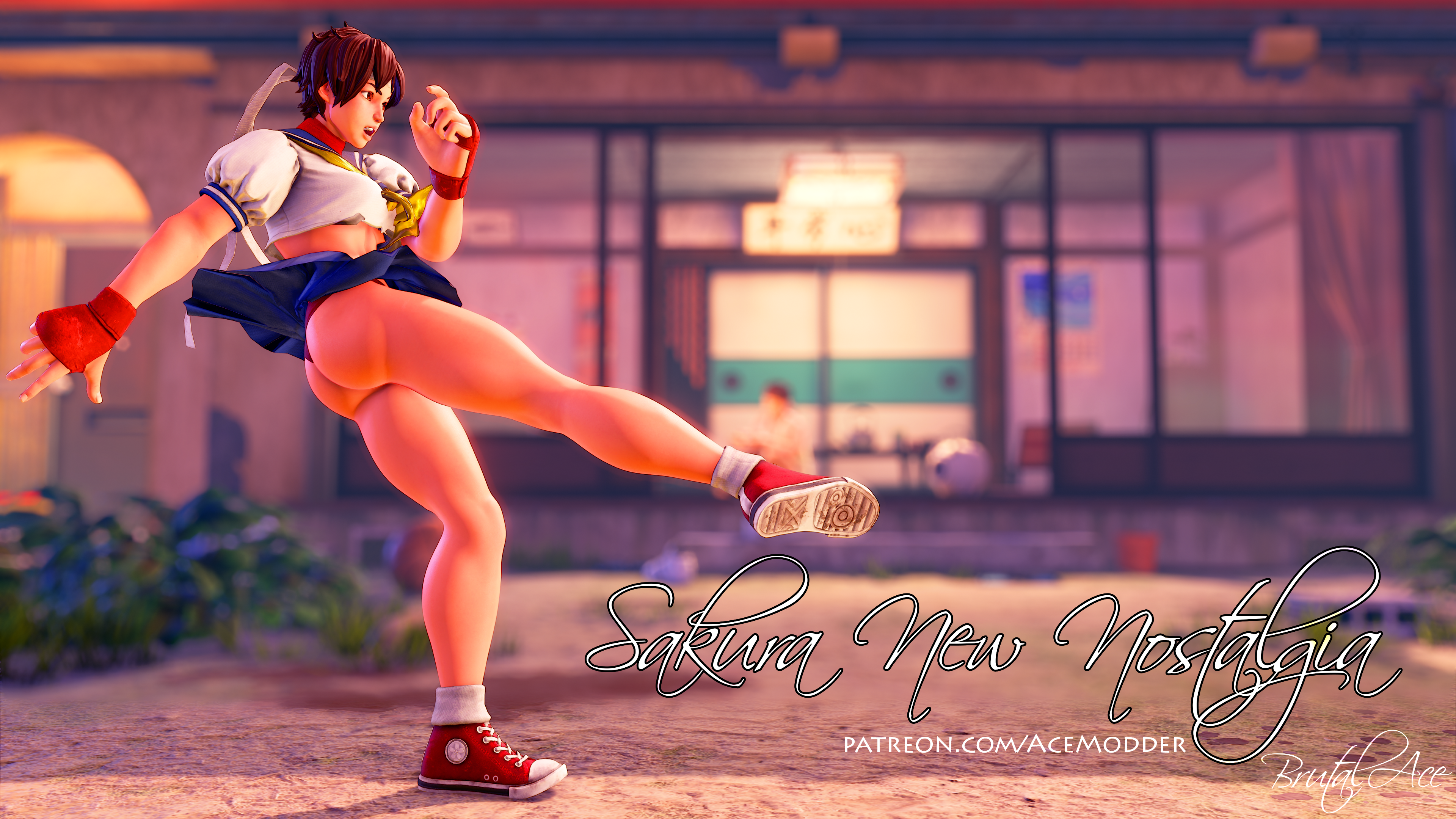 Сакура цензура. Street Fighter 5 Sakura. Сакура стрит Файтер. Сакура Street Fighter 5. Sakura Kasugano.