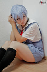 Ayanami Rei - School Uniform - NGE - [Await]