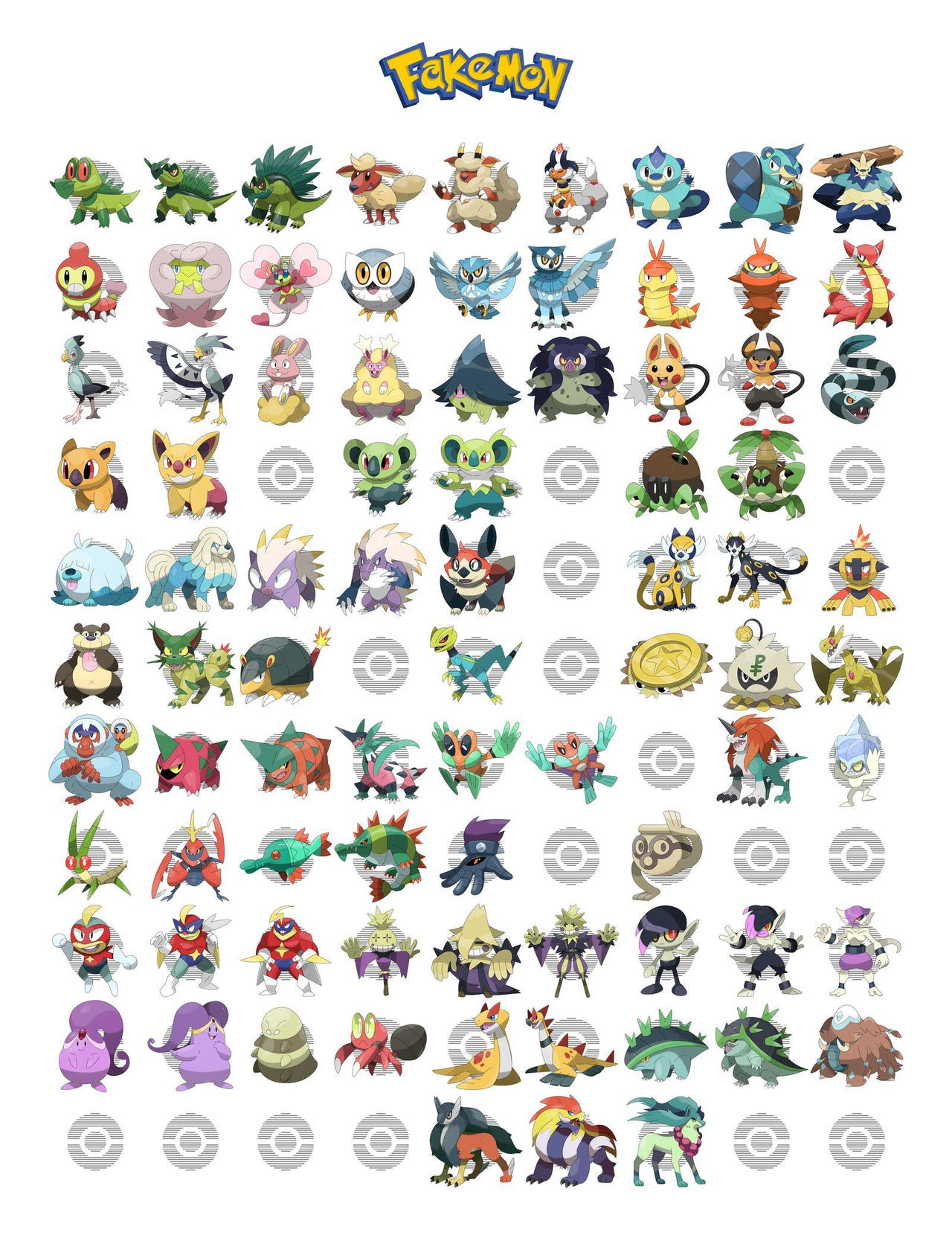Pokemon Favorites by Primary type - Gen 8 by AdeptCharon on DeviantArt