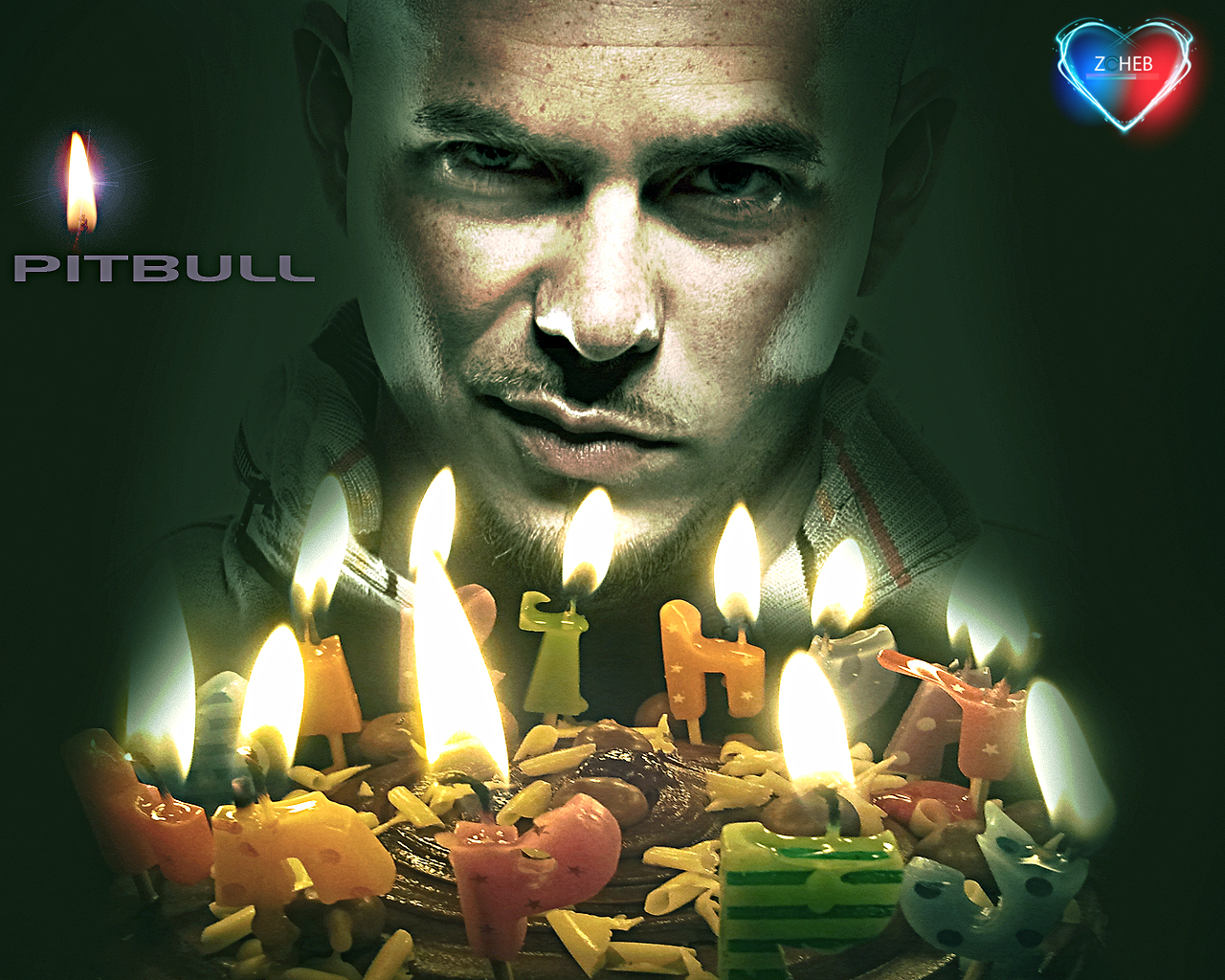 happy birthday pitbull by zoheb khan by zohebkhoja on deviantart