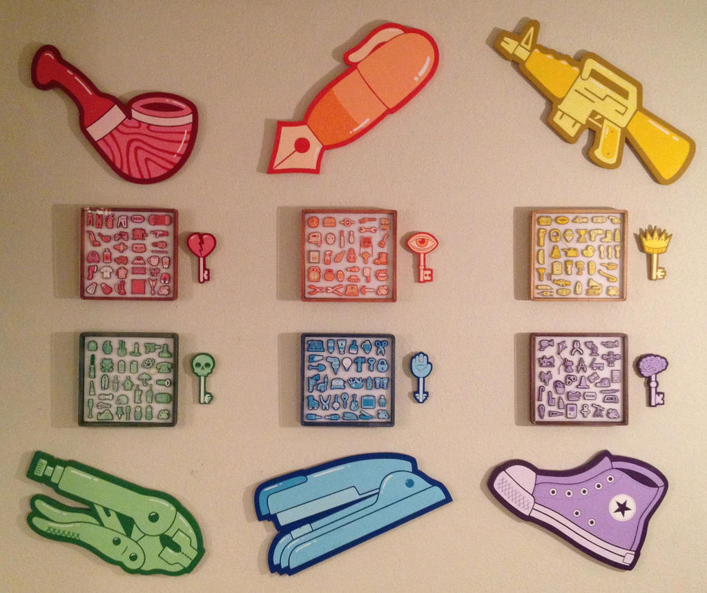 tiny object series with keys and large objects by matt136 on DeviantArt