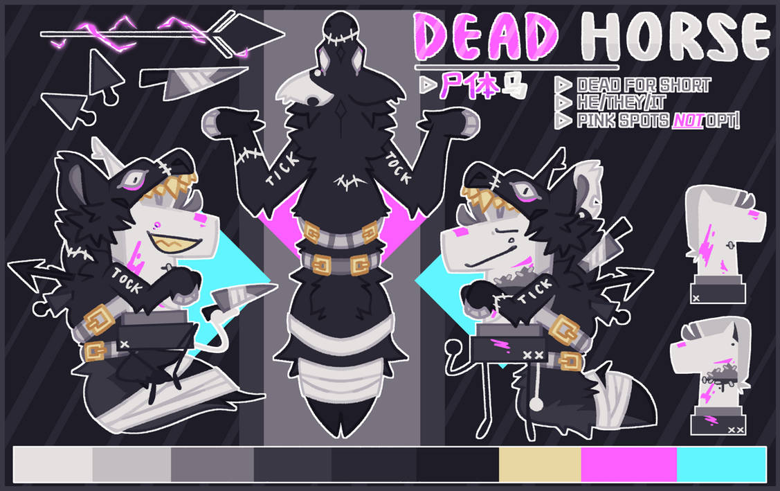 Dead Horse Ref Sheet by AncientToys on DeviantArt