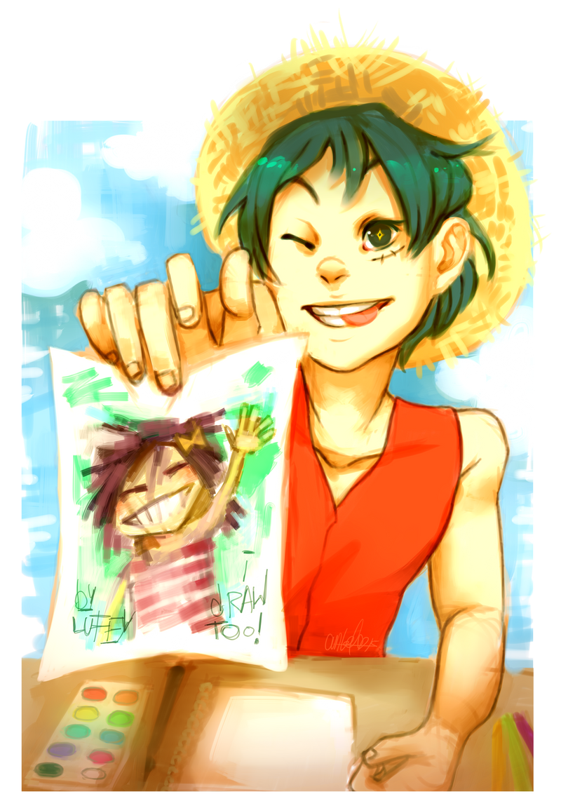 HEY LUFFY DRAW ME!