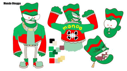 Mondo | character design sheet | TRPL5