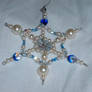 Azure Mist Petite Snowflake Ornament