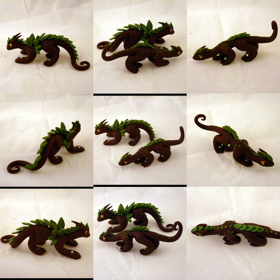 Leaf Dragons-Mom and Baby SOLD by LunarDragoness Leaf Dragons-Mom and Baby SOLD by LunarDragoness