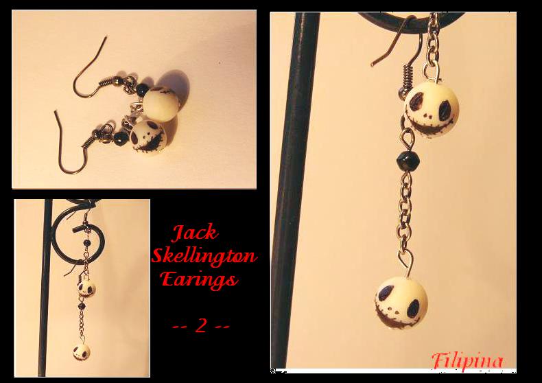 Jack Skellington earings 2