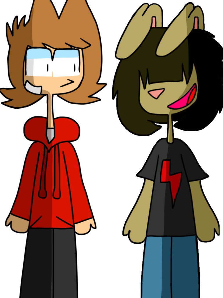 Slink hanging out with Tord by swaggerX3 on DeviantArt