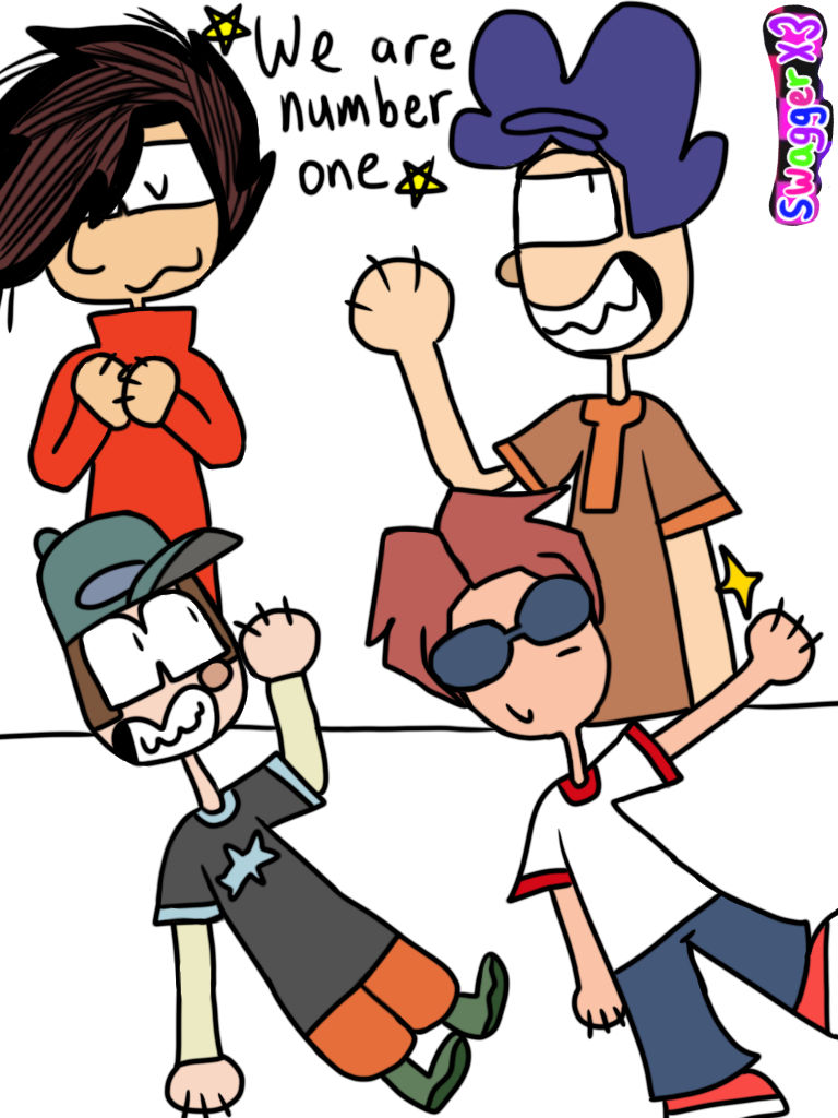 another 2018 redraw but w/ diff characters by swaggerX3 on DeviantArt