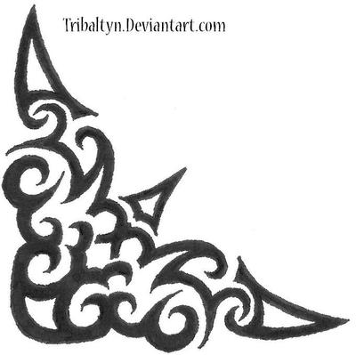 tribal: corner design