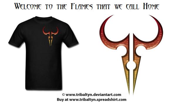 Shirt: Welcome to the Flames