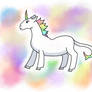 pastel rainbow unicorn