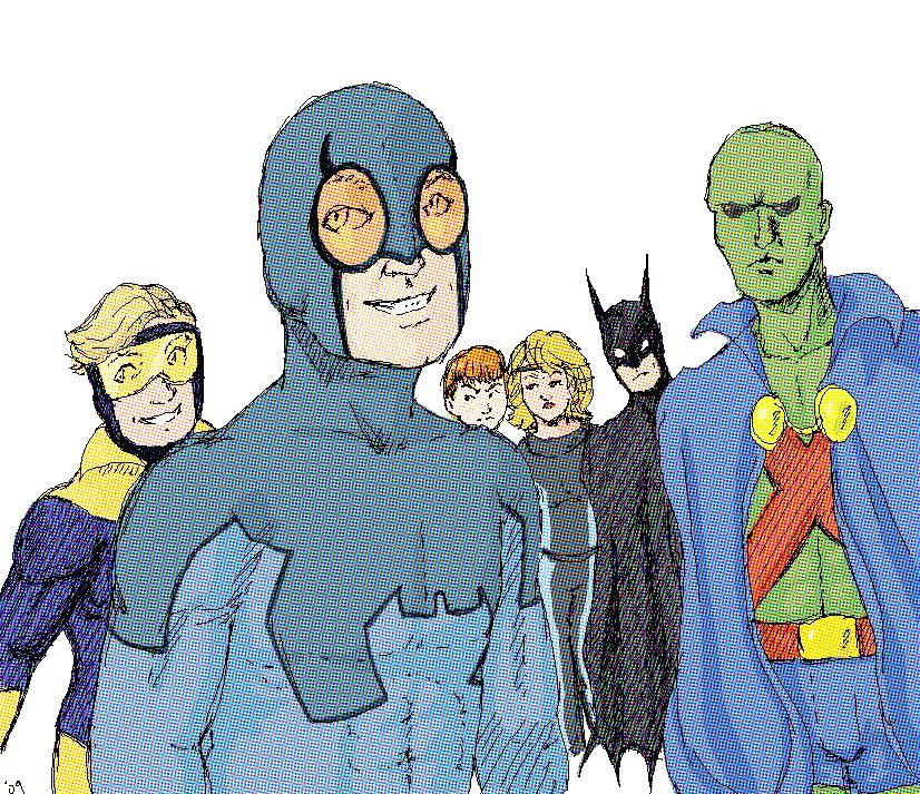 Blue Beetle and his Friends