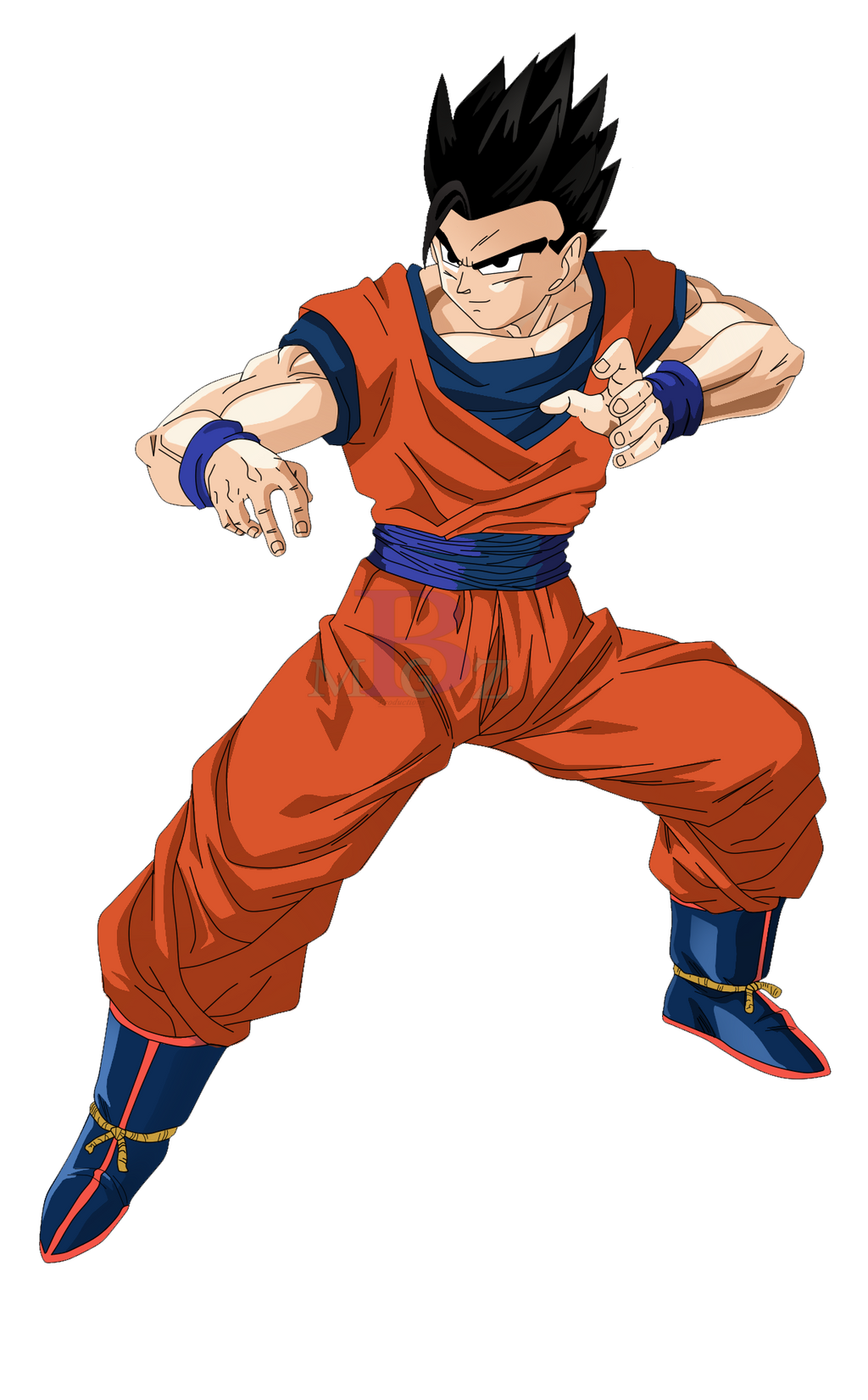 Gohan Rage Base Gohan Base fight pose by MGBz on DeviantArt