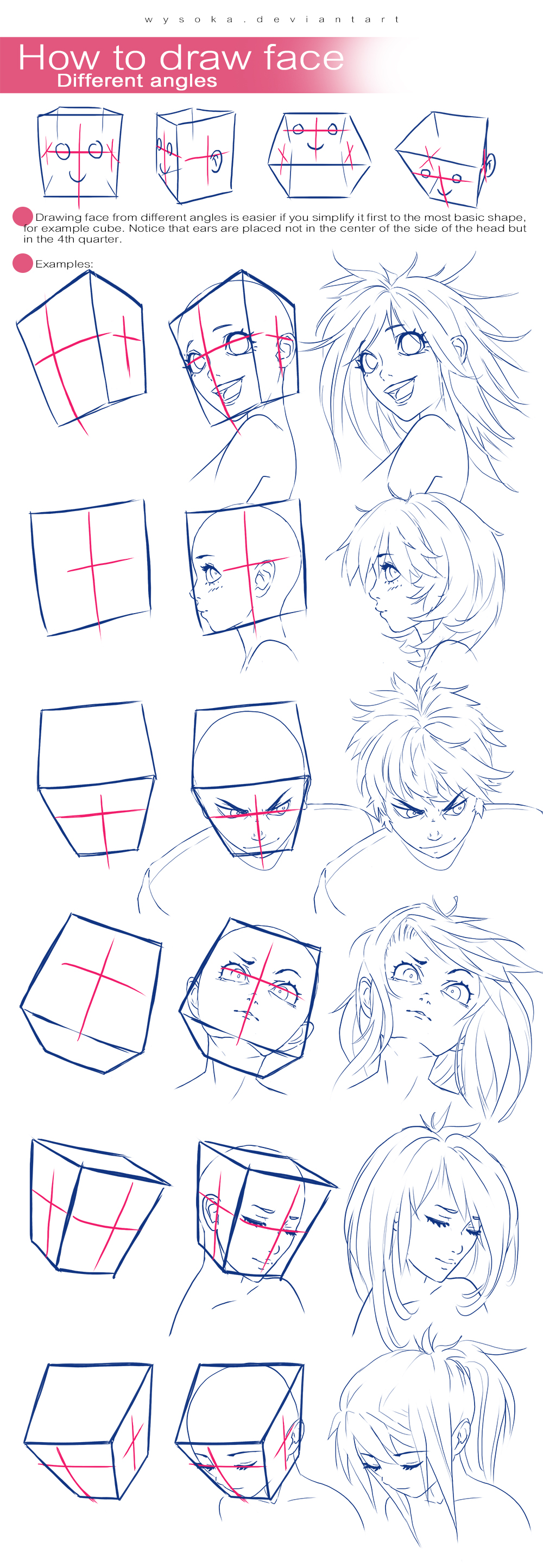 Featured image of post How To Draw An Anime Face At An Angle - This is a side view of an anime person, and i will try my best to guide you through it.