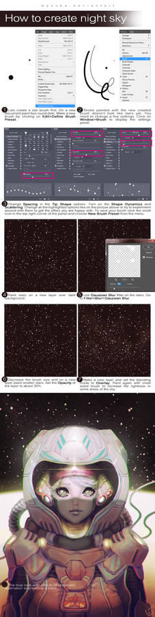 How To Create Night Sky