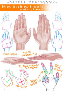 How to Draw Hands - basics