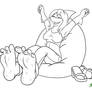 Commission: Misty's Exhausted Soles