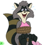 Fanart Doodle - Melissa Raccoon