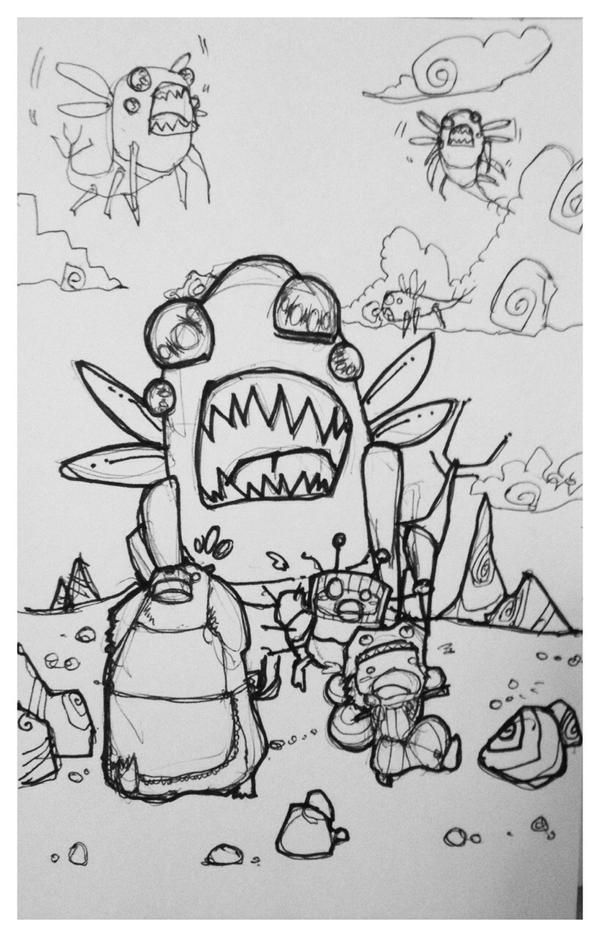 Bug scene by Emoyott069 on DeviantArt