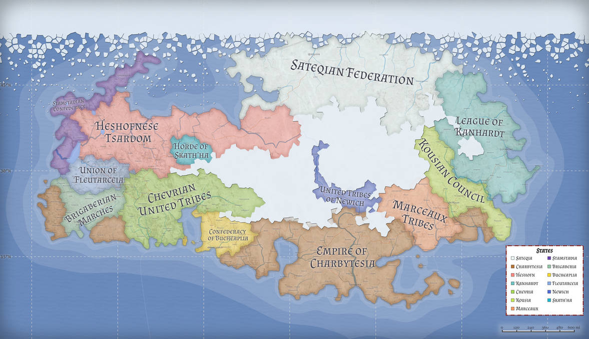 Cordesia - Political Map by AthrunNailo on DeviantArt