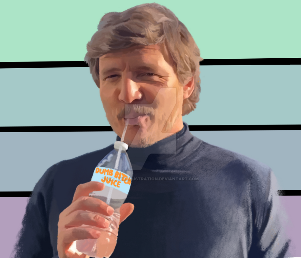 Color Block Portraits - Pedro Pascal by fiatluxillustration on DeviantArt