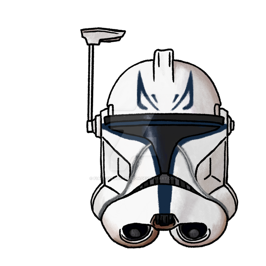 Captain Rex Clone Wars Trooper Helmet by fiatluxillustration on DeviantArt