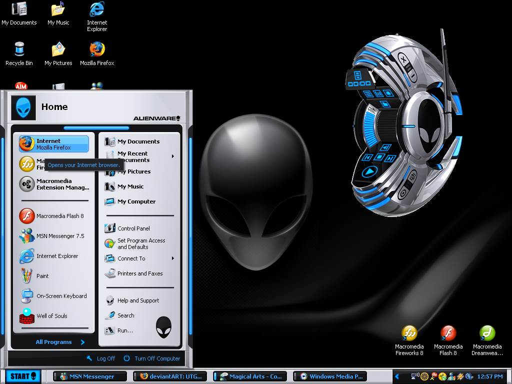 alienwear desktop