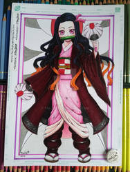 Nezuko Kamado fanart by Taljik21