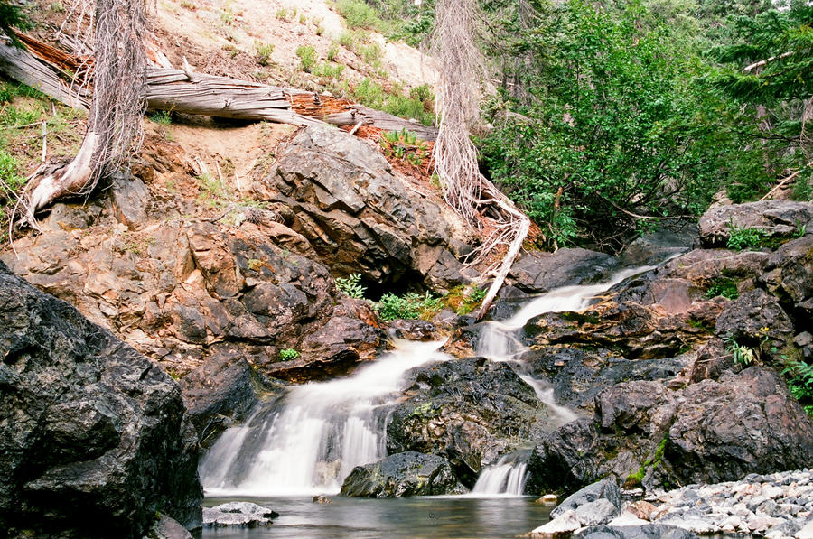 Falls and a Pool