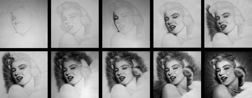 Marilyn Monroe - Pooh pooh bee doo - WIP