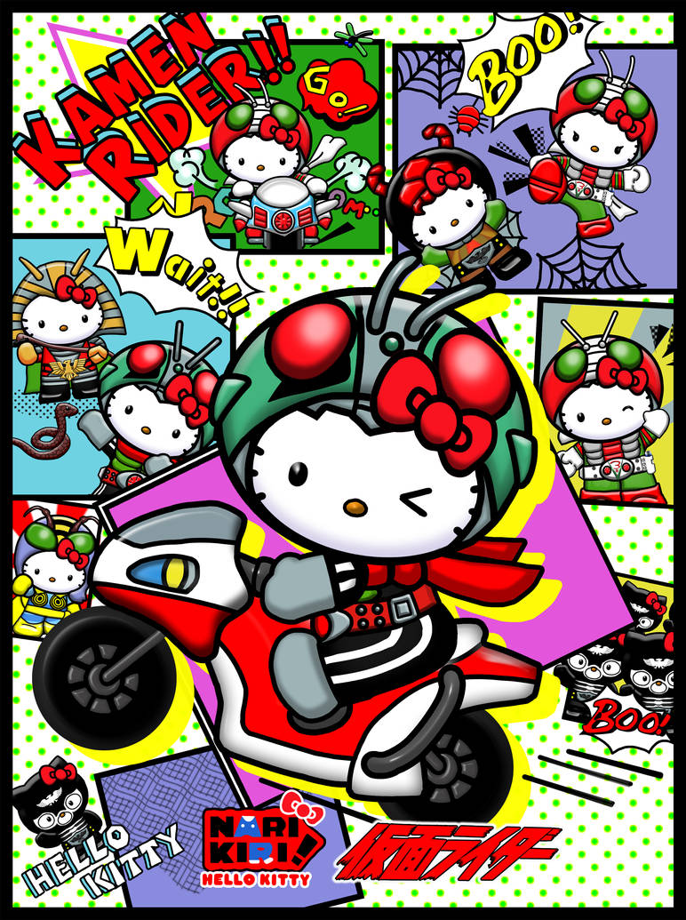 Kitty Rider Kamen Rider x Hello Kitty by blackrebeu on DeviantArt
