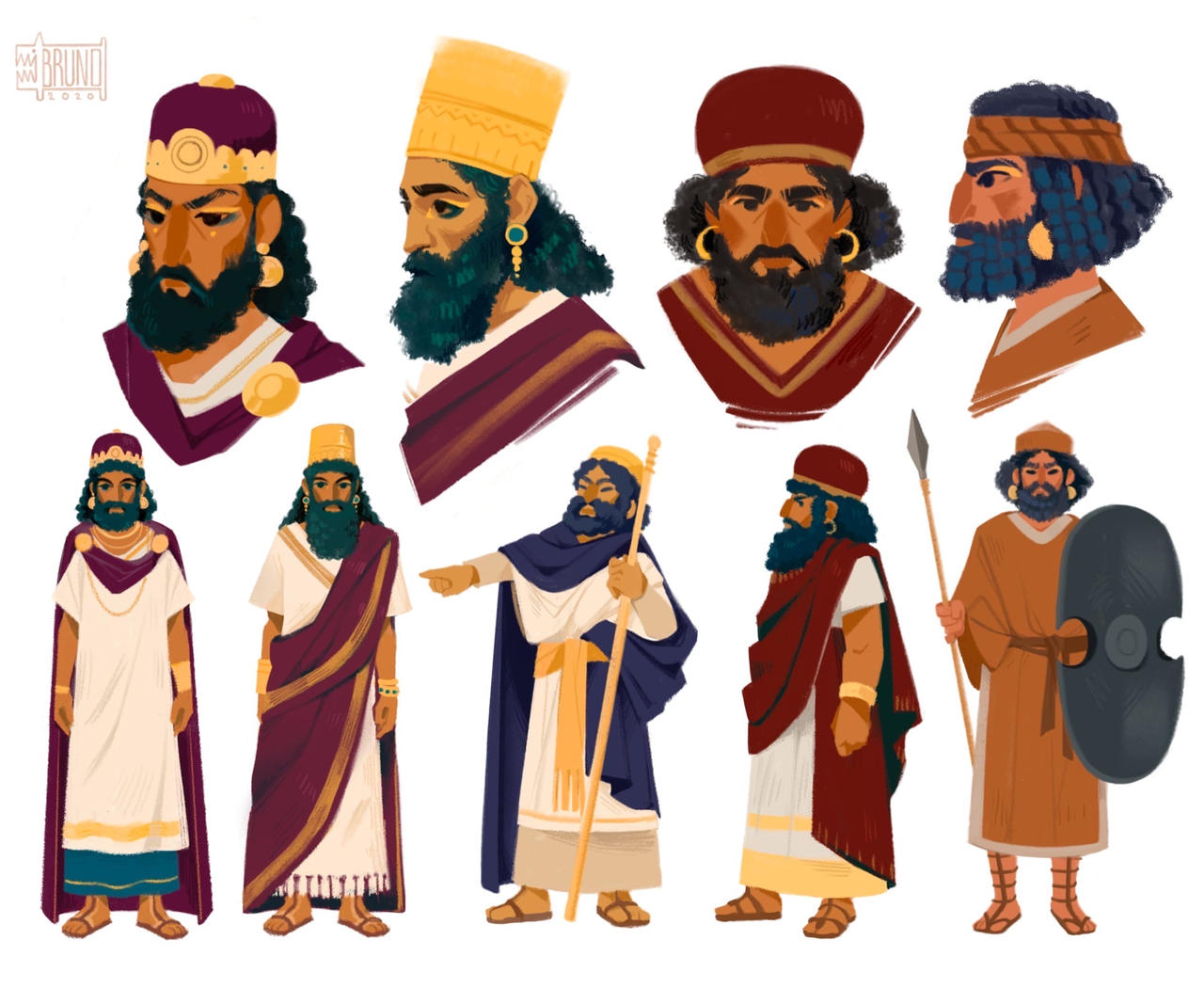 The Babylonian Concept Of Characters By ChocoBruno On DeviantArt the-babylonian-concept-of-characters-by-chocobruno-on-deviantart