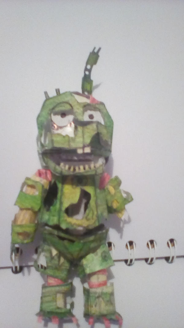 Springtrap papercraft FFPS by ArteRetroK on DeviantArt