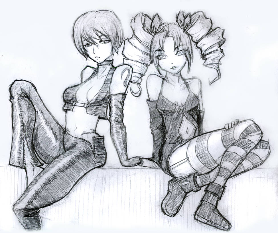 Sonia and Annie from the Rage of the Dragons by solidpfs on DeviantArt