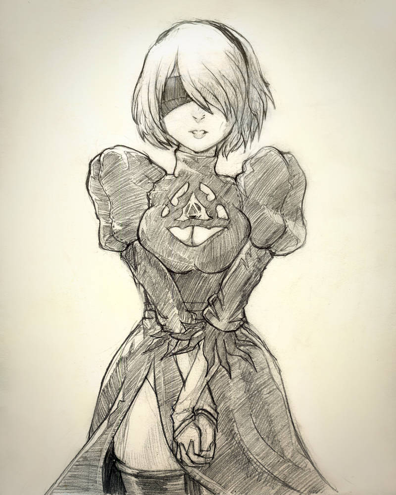 2B From Nier Automata By Pfs kun On DeviantArt 2b-from-nier-automata-by-pfs-kun-on-deviantart